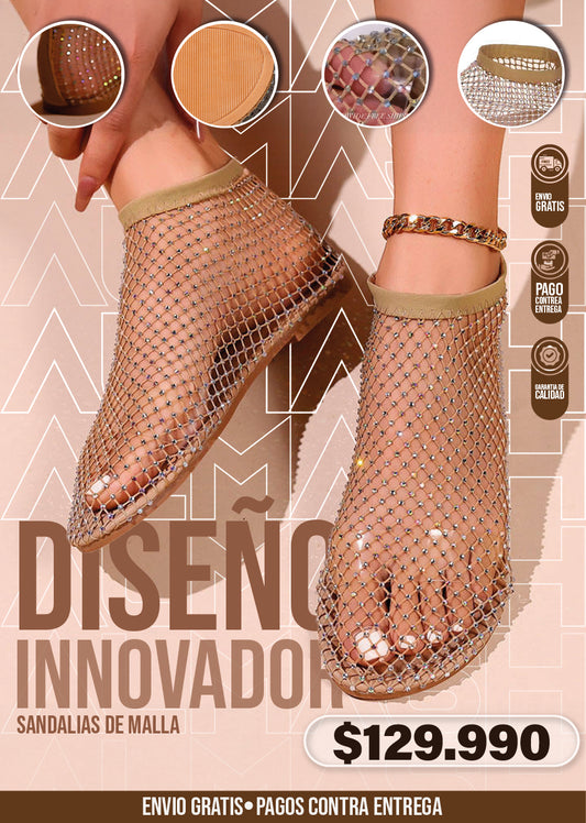 SANDALIAS DE MALLA
